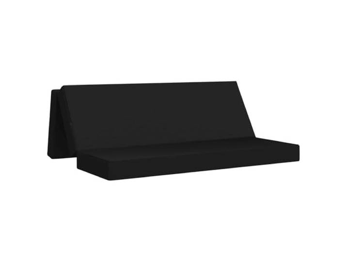 HBBMGYD Schlafsofa, faltbar, 180 cm, Schwarz, Polyester Waschbarer Bezug mit Reißverschluss, verstellbarer manueller Mechanismus, leichter Schaumstoff, vakuumverpackt