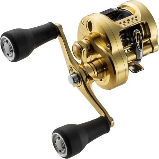 SHIMANO Calcutta Conquest MD, 300 XG B, Rechtshand, Baitcast Angelrolle, Sternbremse, CTCNQMD300XGB