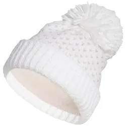 adidas Golf Pom Beanie Damen Winter Mütze weiss