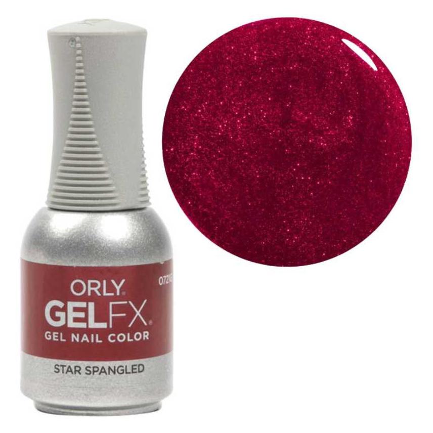 Orly Gelfx, Shimmer, Semi-Permanent Nail Polish, Star Spangled, 18 ml For Women (Star Spangled, UV-Gel Lack) (69079544)
