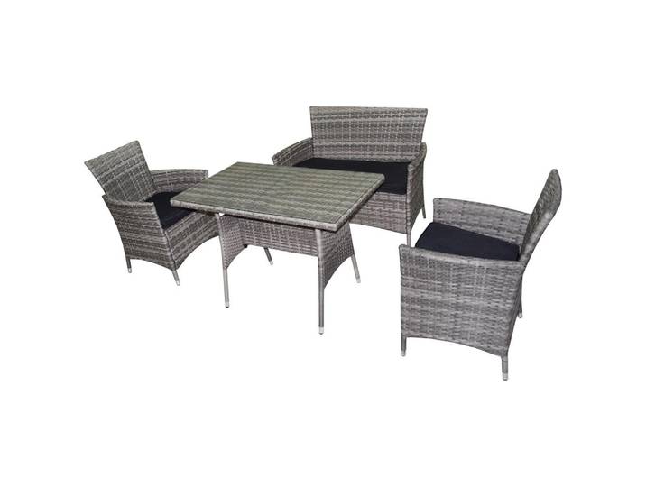 Loungegarnitur Valetta Metall/Glas