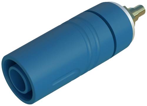 Hirschmann Test & Measurement SAB 2640 LK Au Sicherheits-Laborbuchse Buchse, Einbau vertikal Stift-Ø: 4mm Blau 1St.