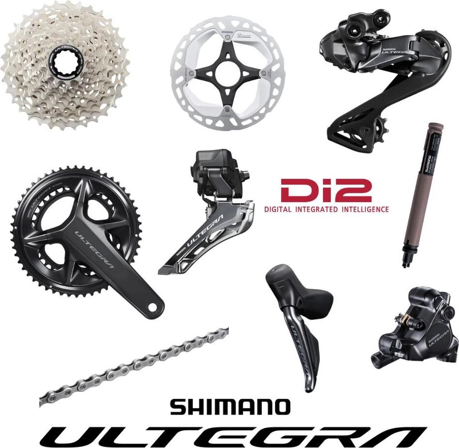 SHIMANO Gruppe Ultegra 12 Komplettgruppe - 12 Fach, 170 mm