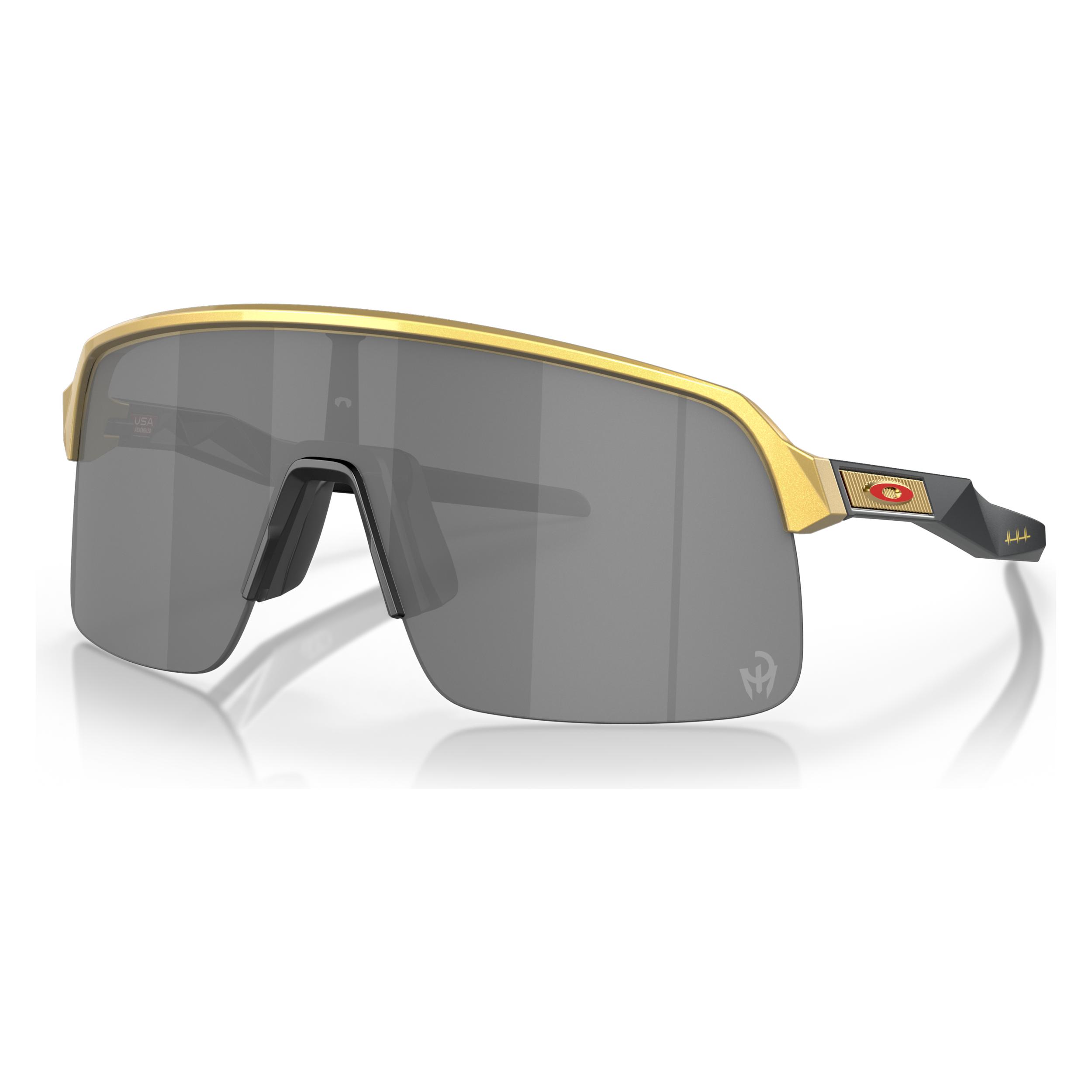 Oakley Sutro Lite Fahrradbrille (Olympic Gold, Prizm Black) (OO9463-4739)