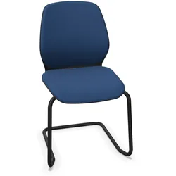 Sedus se:kit Freischwinger stapelbar (Box) - Era Maturity blau (CSE40) / Schwarz (103)