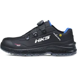 Barfuß Sicherheitshalbschuhe S3 "BFS 70 BOA" - 36 - schwarz