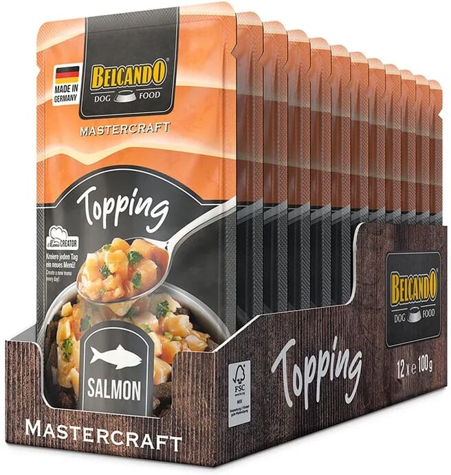 Belcando Mastercraft Topping Salmão 12 uds x 100g