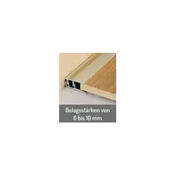 Corpet Küberit Euro-Clip - Abschlussprofil - edelstahl - Länge 90 cm