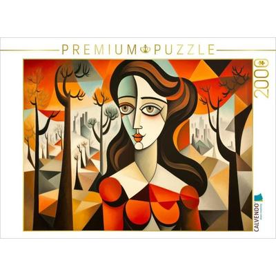 CALVENDO Puzzle Frau im Herbst | 2000 Teile Lege-Größe 90x67cm Foto-Puzzle für glückliche Stunden, Sonstige von , Calvendo Puzzle