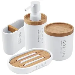 Nimco Zubehörset Kora Weiß Polyresin KO 24000SET-05