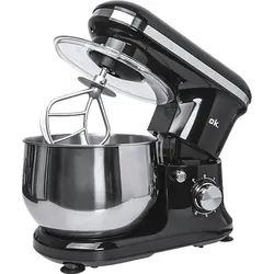 OK. OKM 148625 Küchenmaschine Schwarz (Rührschüsselkapazität: 4,8 l, 1000 Watt)