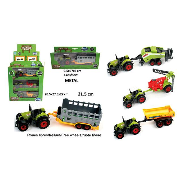 Magni 1 Traktor Mit Anhängermetall 22 cm Spielzeug Des Bauernhofes Standard Ce (32838582)