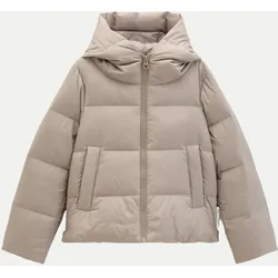 Jacke Wasserabweisend Beige 38