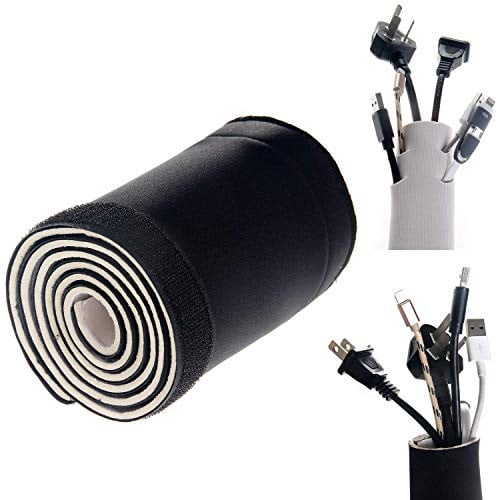 TUKA-i-AKUT Neopreen Kabelslang met Klittenbandsluiting voor Kabelbeheer en Kabelbescherming, 4 x 1m
