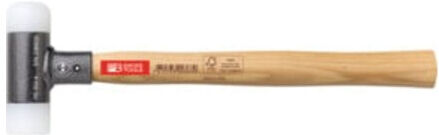 PB Swiss Tools Maillet anti-rebond avec embouts en nylon Manche en Hickory,⌀ tête du maillet: 50 mm (300.6)