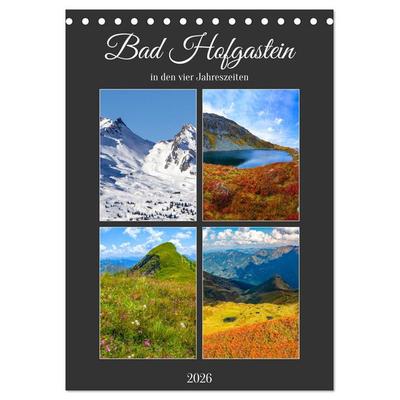 Bad Hofgastein (Tischkalender 2026 DIN A5 hoch), CALVENDO Monatskalender
