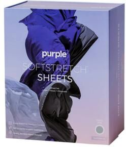 Purple - SoftStretch Modern Moisture-Wicking Sheets with Temperature-Regulating Stay
