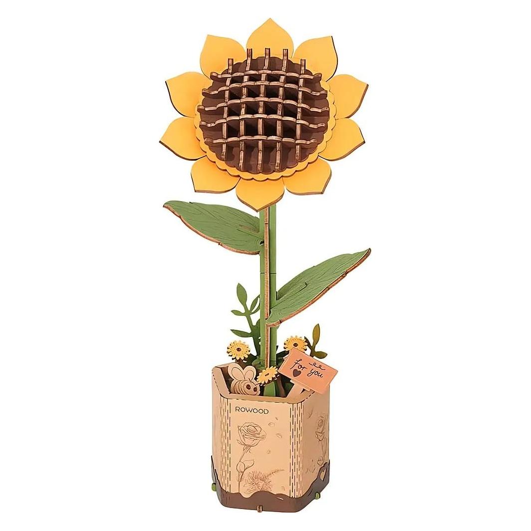 Rowood Sonnenblume - Holzbausatz Blume (TW011)
