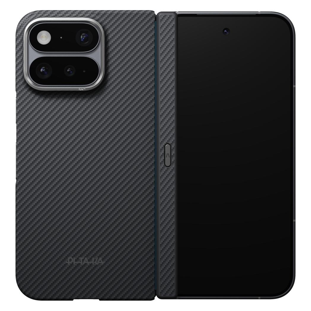 Pitaka Edge Case, schwarz/grauer Twill - Google Pixel 2026 Pro (Google Pixel 11 Pro) (GPB2604P)