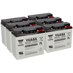 Bleiakku 72V 22Ah ( 6x 12V 22Ah REC22) kompatibel SXT Raptor V3 zyklenfest