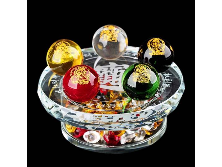 Ornements feng shui exquis, boule de cristal, cadeaux de décoration pour la maison