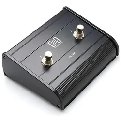 Hosa FSC-385 Dual Latching Footswitch (Instrumenten Fusspedal), Zubehör Instrumente, Weiss