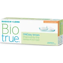 Biotrue ONEday for Astigmatism 30-er - DIA:14.50 BC:8.40 SPH:+3.50 CYL:-1.25 AX:170