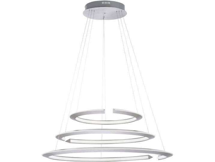 Pendellampe Alessa braun Aluminium 4500 lm Nur mit bestimmten Dimmern B 93 cm - LED - Pendellampe- LED Energiesparlampe