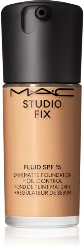 MAC Cosmetics Studio Fix Fluid SPF 15 24HR Matte Foundation + Oil Control mattifying foundation SPF 15 shade NC30 30 ml
