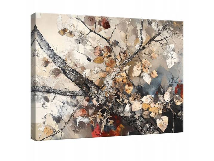 LEINWANDBILD Abstrakt Baum Modern Wohnzimmer 120x80