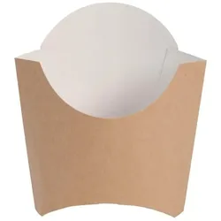 greenbox - Pommes Schütten aus Karton 8,5 x 5 x  9,5 cm, braun, 500 St.
