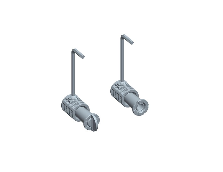 VitrA Ersatzteil V-Fit Montageset Wand-WC 75 mm,310890YP1TE 310890YP1TE