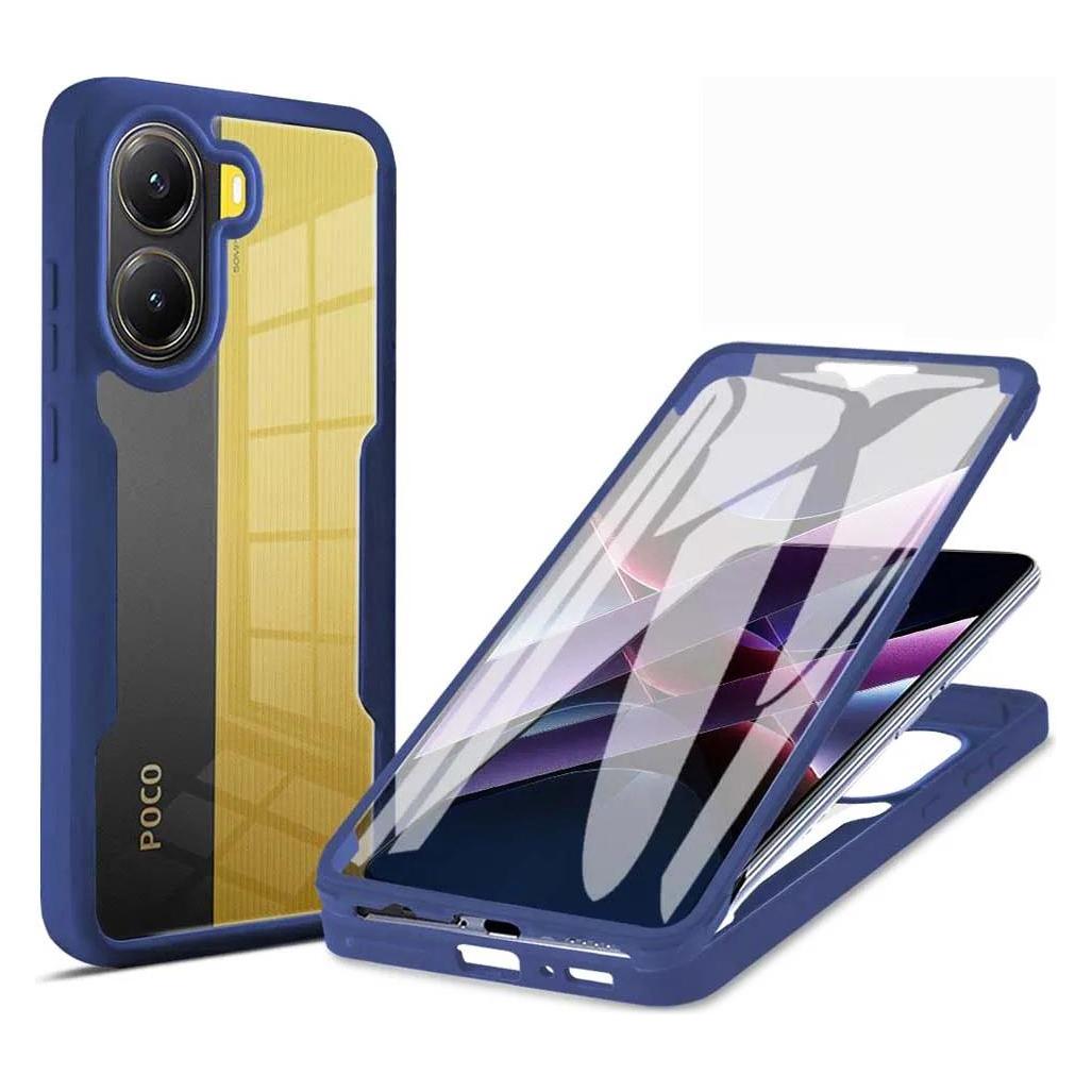 Techsuit - ColorVerse 360 Series + Screen Protector - Xiaomi Poco X7 Pro - Blue (Xiaomi Poco X7 Pro) (56365309)