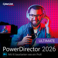 PowerDirector 2026 Ultimate, Multimedia-Software Deutsch ESD