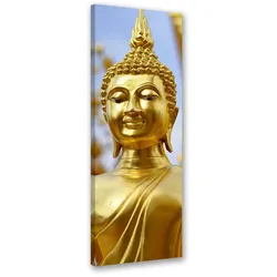 WANDBILD goldener buddha