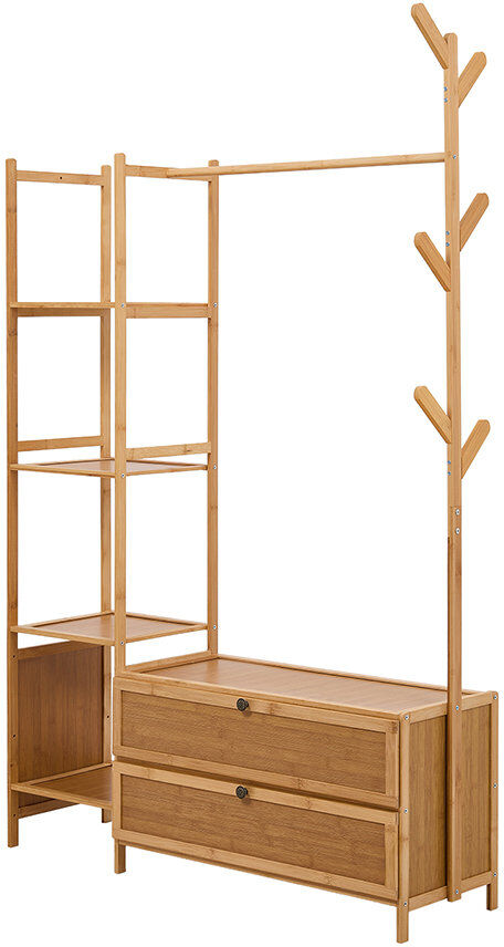 17 Stories 101cm Clothing Rack Natural 50cm L