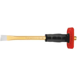 Rennsteig Maurermeißel mit Handschutz 23 x 300 mm, 8-kant 16 mm, lackiert - 351 300 19