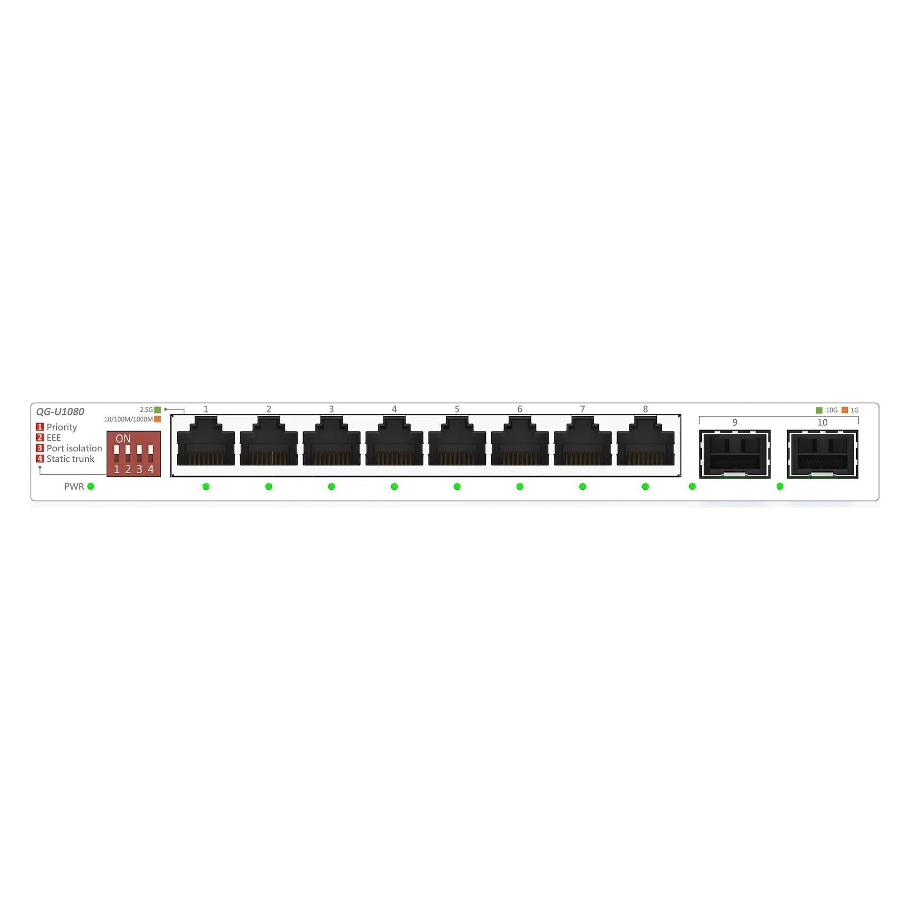 ASUS QG-U1080 (10 Ports) (90IG0A00-MO3B00)