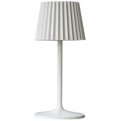 Lumisky ABBY Kabellose Tischleuchte H30CM Stahl Weiss