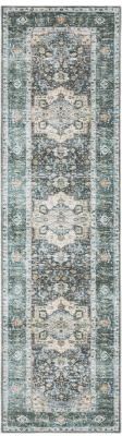 Vista Home Clarissa Washable Center Medallion Indoor Area Rug