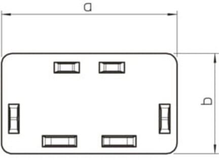 OBO Bettermann Vertr Endstück f.100x230mm,PVC WDK HE100230RW (6193399)