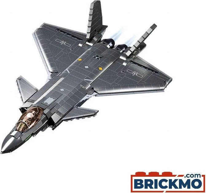 Sluban SLUBAN J20 Tarnkappenflieger 1/44 Metallic Version 1007 pc