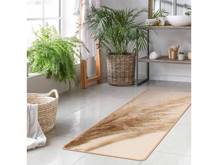 Läufer/Yogamatte Pampasgras II 183 x 61cm Beige