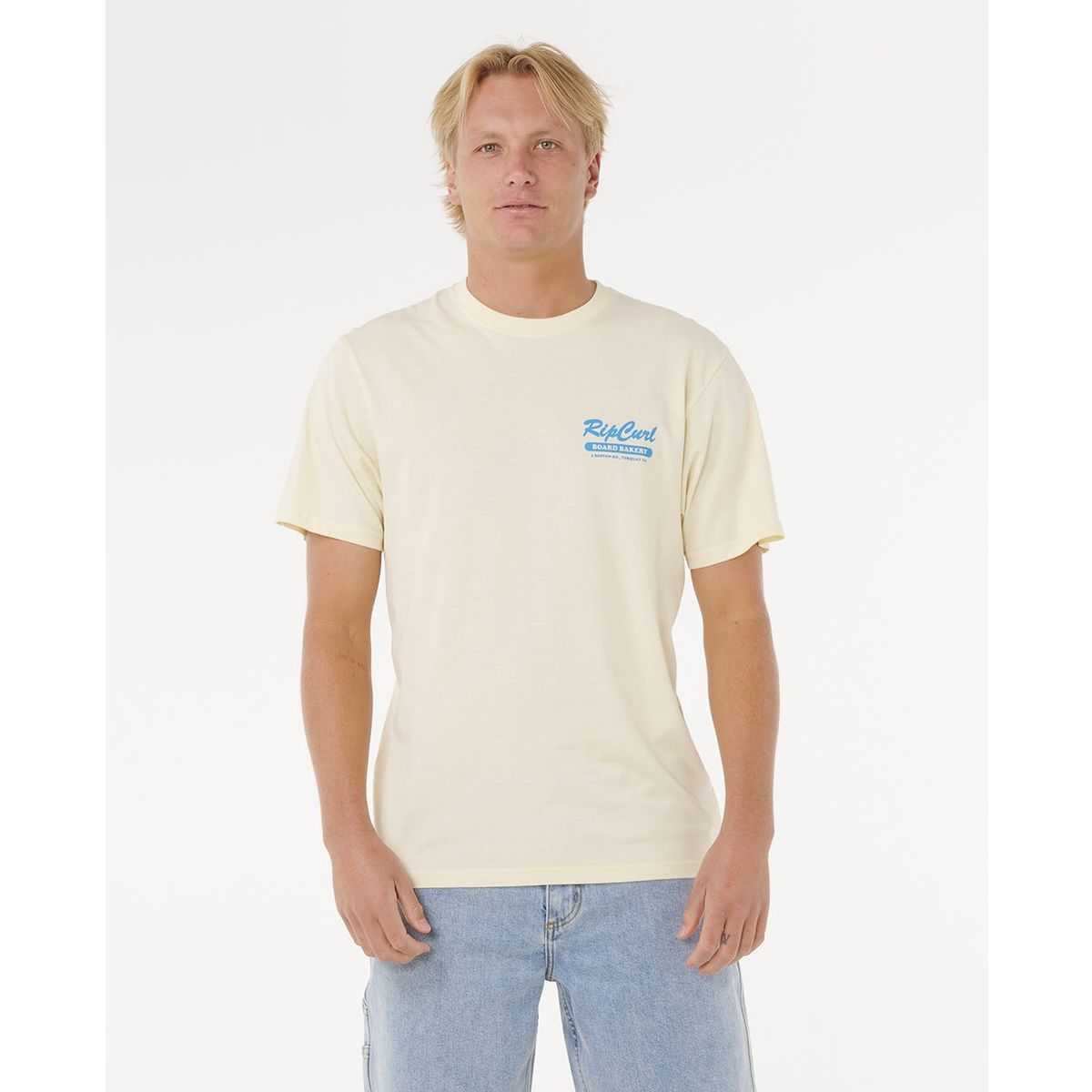 RipCurl Board Bakery Tee lemon ice (0015) XS 0U7MTE_0015_XS