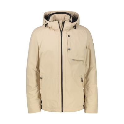 Outdoorjacke LERROS "Funktionsjacke in großen Größen, wind- und wasserabweisend", Herren, Gr. 4XL, beige (gravel beige), 100% Polyester, Jacken Outdoorjacke