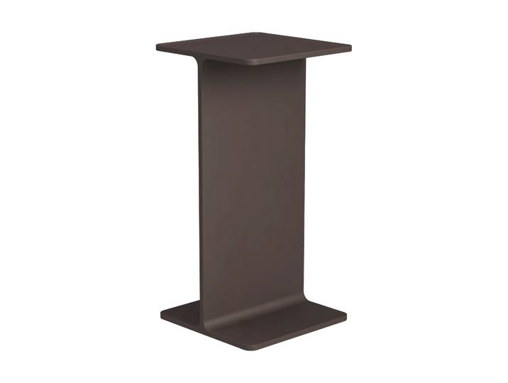 Museum Museum Pedestal Sockel Dunkelbraun, 15x15x30 cm