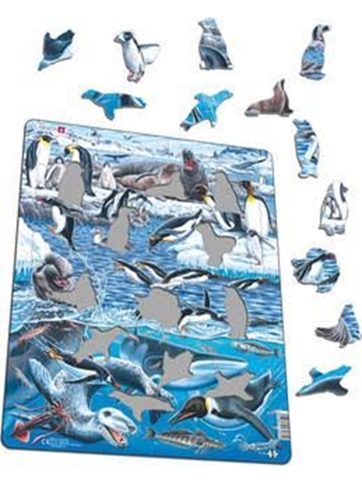 Larsen Puzzles Puzzle Antarctica - 66 pieces Maxi (36.5x28.5cm) 2D Puzzles