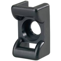 HellermannTyton KR6G5-PA66-BK (100) Befestigungssockel schraubbar 151-24600 Schwarz 100 St.