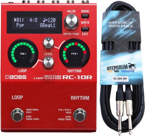 Boss RC-10R Rhythm Loop Station mit Klinkenkabel 3m