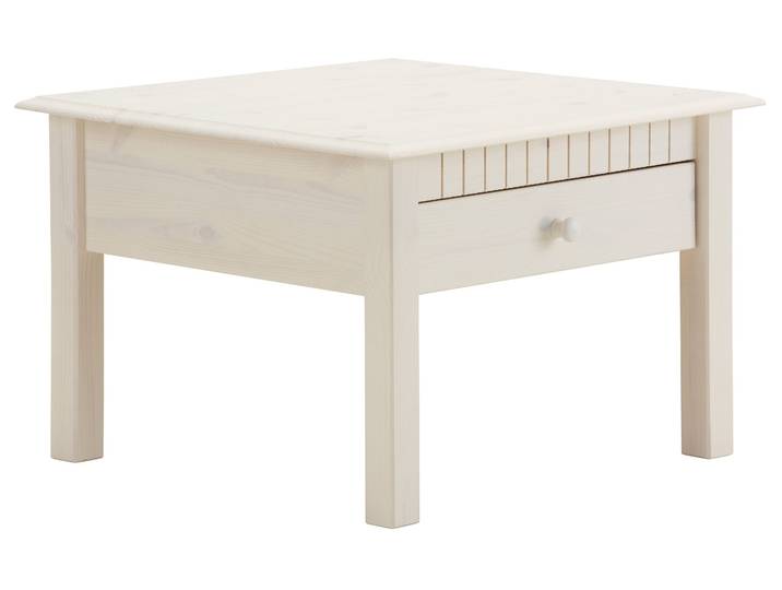 Couchtisch GOODPRODUCT Lisa , weiss (weiß), B:60cm H:42cm T:60cm, Tische, Couchtisch, Home affaire, Breite 60 cm, 1 Schubkasten